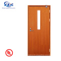 Factory Direct Supply Hotel 90min Fire Classé de porte en bois Solid Core Door Europe Certificat